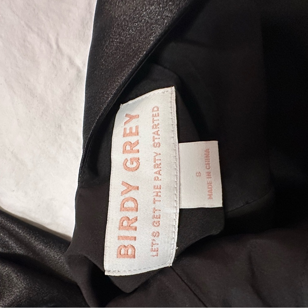 Satin black bridesmaid dress - Picture 8 of 9